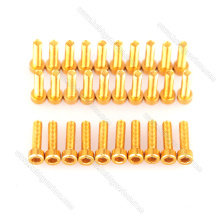 Hexagon Anodized Aluminum Button Head Socket Cap Screws